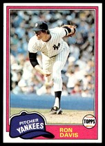1981 Topps Base Set #16 Ron Davis