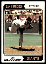 1974 Topps Base Set #553 Jim Willoughby