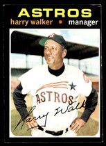 1971 Topps Base Set #312 Harry Walker