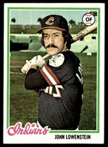 1978 Topps Base Set #87 John Lowenstein