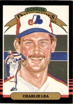 1985 Donruss Base Set #21 Charlie Lea