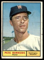 1961 Topps Base Set #507 Pete Burnside