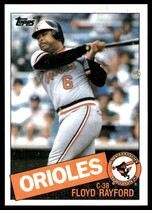 1985 Topps Base Set #341 Floyd Rayford