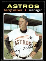 1971 Topps Base Set #312 Harry Walker