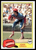 1981 Topps Base Set #152 John Urrea