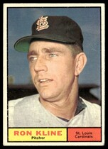 1961 Topps Base Set #127 Ron Kline