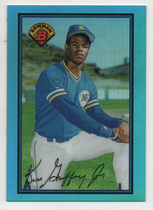 2013 Bowman Rookie Reprint Blue Sapphire Refractors #KG Ken Griffey Jr.