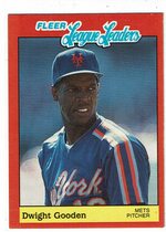 1989 Fleer League Leaders #16 Dwight Gooden