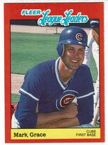 1989 Fleer League Leaders #17 Mark Grace