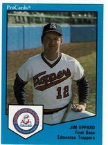 1989 ProCards Edmonton Trappers #548 Jim Eppard