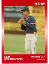 1989 Star Base Set #107 Lem Pilkinton