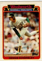 1989 Topps Woolworths #20 Dennis Eckersley