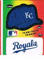 1984 Fleer Team Stickers (Red Back) #NNO Royals (Logo)
