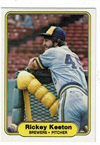 1982 Fleer Base Set #146 Rickey Keeton