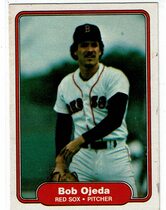 1982 Fleer Base Set #301 Bob Ojeda