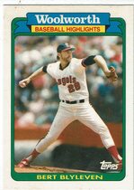 1990 Woolworths #7 Bert Blyleven