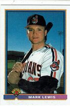 1991 Bowman Base Set #70 Mark Lewis