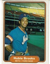 1982 Fleer Base Set #522 Hubie Brooks