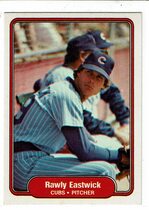 1982 Fleer Base Set #596 Rawly Eastwick