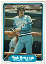 1982 Fleer Base Set #610 Mark Bomback