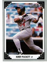 1991 Leaf Base Set #208 Kirby Puckett