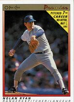 1991 O-Pee-Chee OPC Premier #102 Nolan Ryan