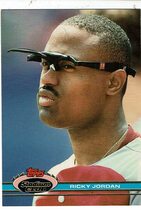1991 Stadium Club Base Set #192 Ricky Jordan