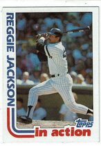 1982 Topps Base Set #301 Reggie Jackson