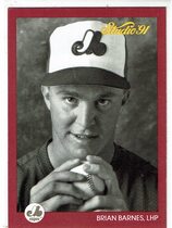 1991 Studio Base Set #192 Brian Barnes