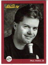 1991 Studio Base Set #243 Paul Faries