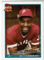 1991 Topps Base Set #603 Wes Chamberlain