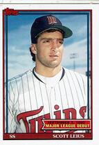 1991 Topps Debut 90 #85 Scott Leius