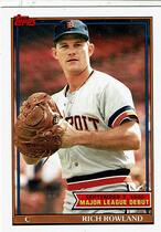 1991 Topps Debut 90 #136 Rich Rowland