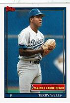 1991 Topps Debut 90 #166 Terry Wells