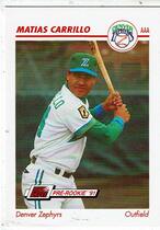 1991 Line Drive AAA #131 Matias Carrillo