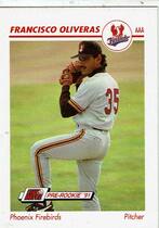1991 Line Drive AAA #387 Francisco Oliveras