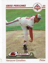 1991 Line Drive AAA #644 Greg Perschke