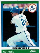 1991 Score 100 Rising Stars #25 Jeff Schulz