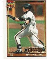 1991 Topps CrackJack 2nd Series #9 Matt Williams