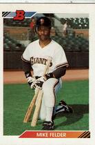 1992 Bowman Base Set #93 Mike Felder