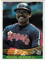 1984 Donruss Base Set #57 Reggie Jackson