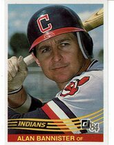 1984 Donruss Base Set #154 Alan Bannister