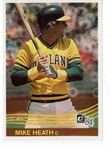 1984 Donruss Base Set #223 Mike Heath