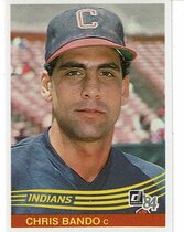 1984 Donruss Base Set #224 Chris Bando