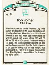 1984 Donruss Base Set #14 Bob Horner