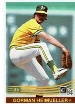 1984 Donruss Base Set #131 Gorman Heimueller
