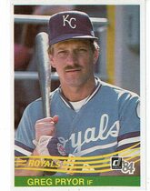 1984 Donruss Base Set #374 Greg Pryor
