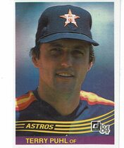 1984 Donruss Base Set #476 Terry Puhl