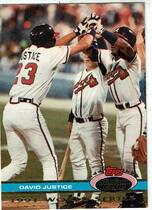 1992 Stadium Club Dome #97 David Justice