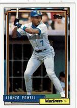 1992 Topps Base Set #295 Alonzo Powell